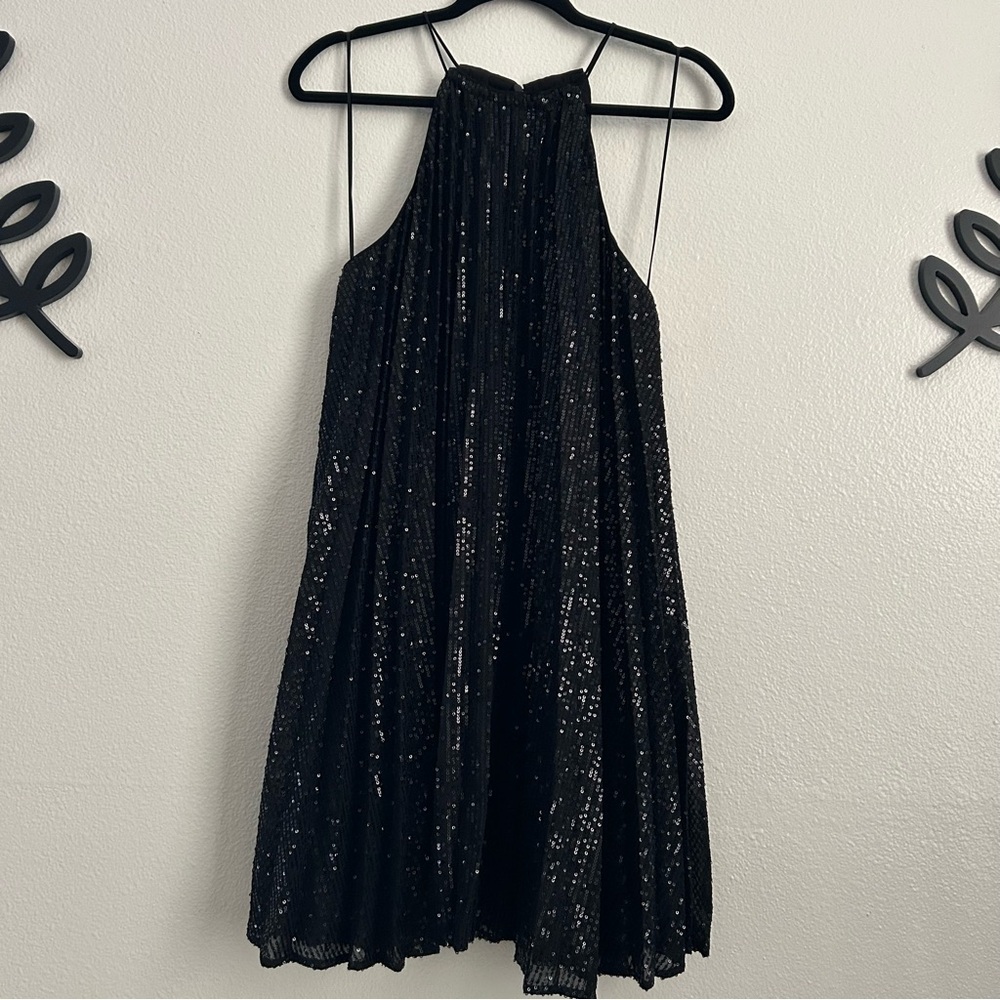 Banana Republic Black Sequin Dress  LBD | Size Small